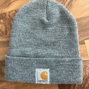 Carhartt Heather Gray Knit Beanie Style A18